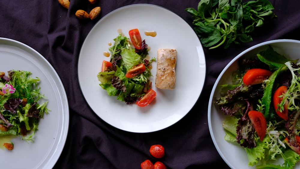 cooked food served on plate