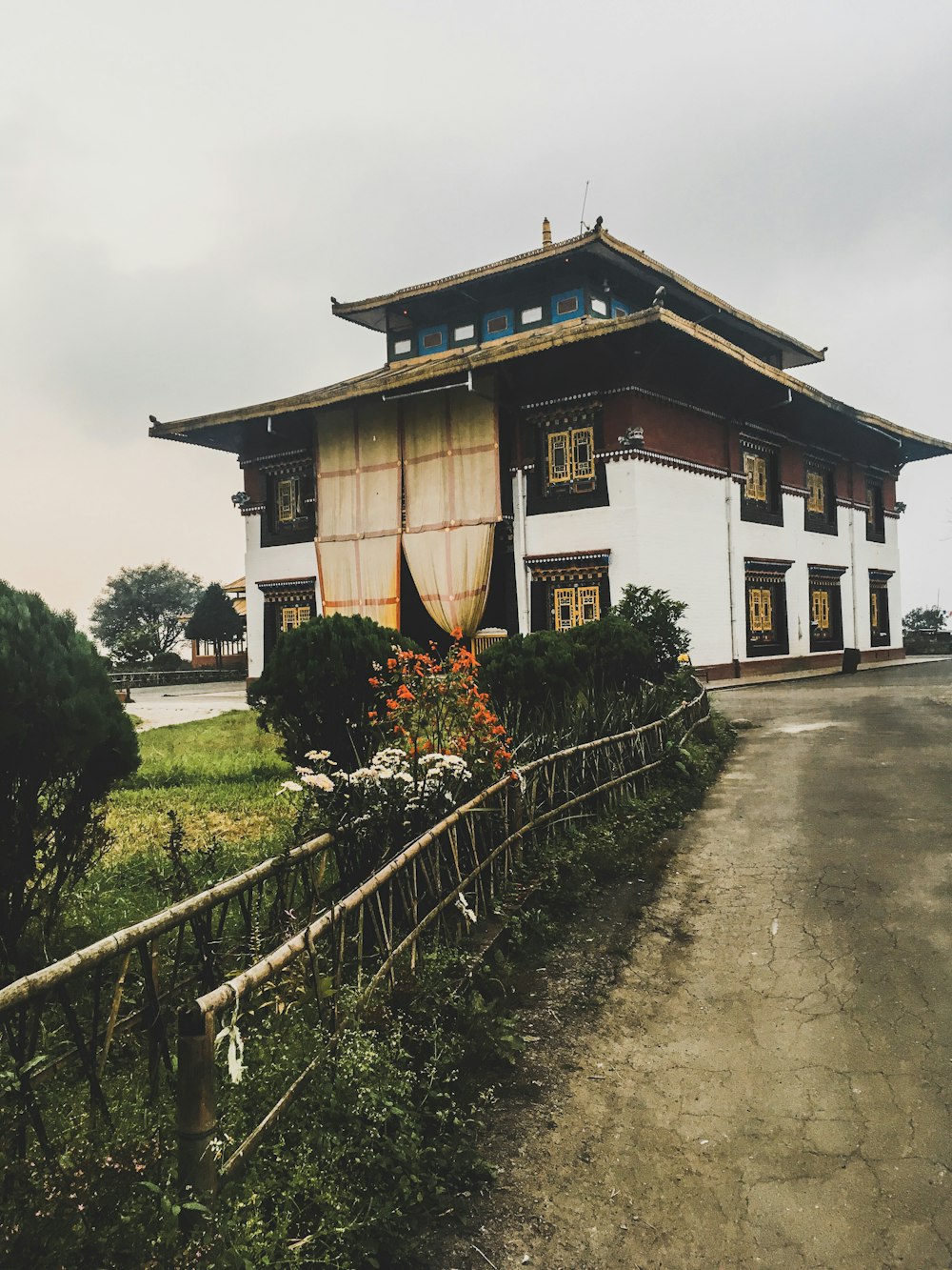 white and brown concrete building