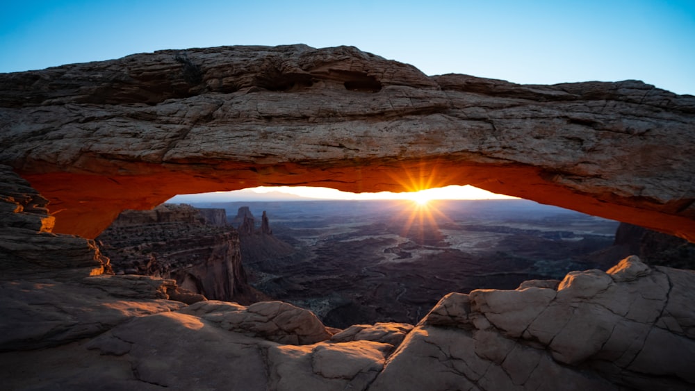 gray rock formation