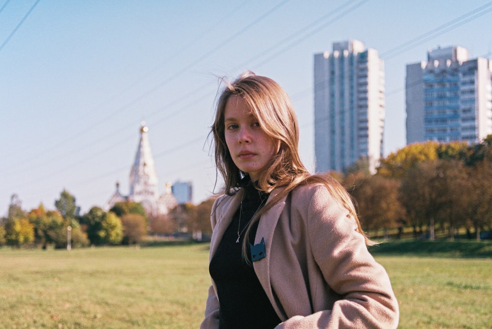 woman standing outdoors during daytime