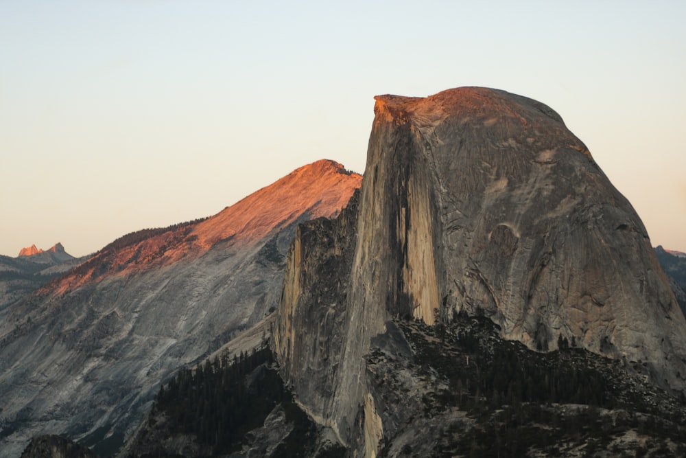 bird's-eye view photography of rock formations