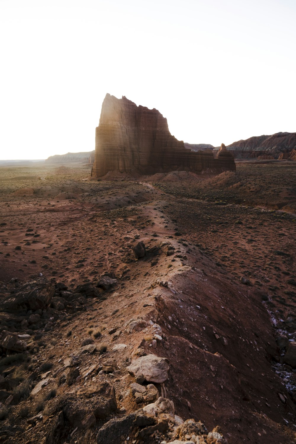 rock formation in desert