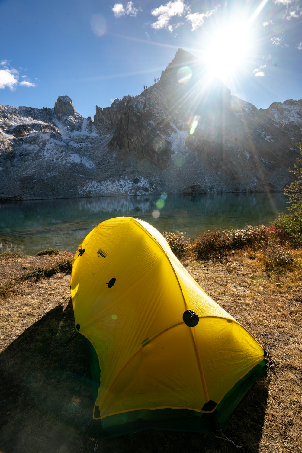 yellow and black inflatable boat