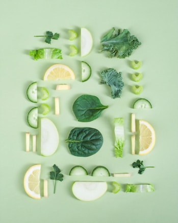 fruits et légumes coupés 