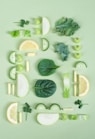 sliced fruit and vegetables