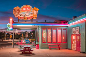 Mr.D'z diner illustration