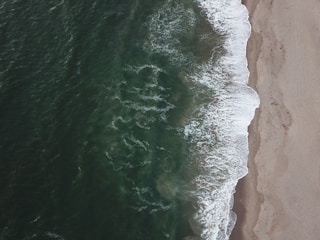 aerial photography seashore