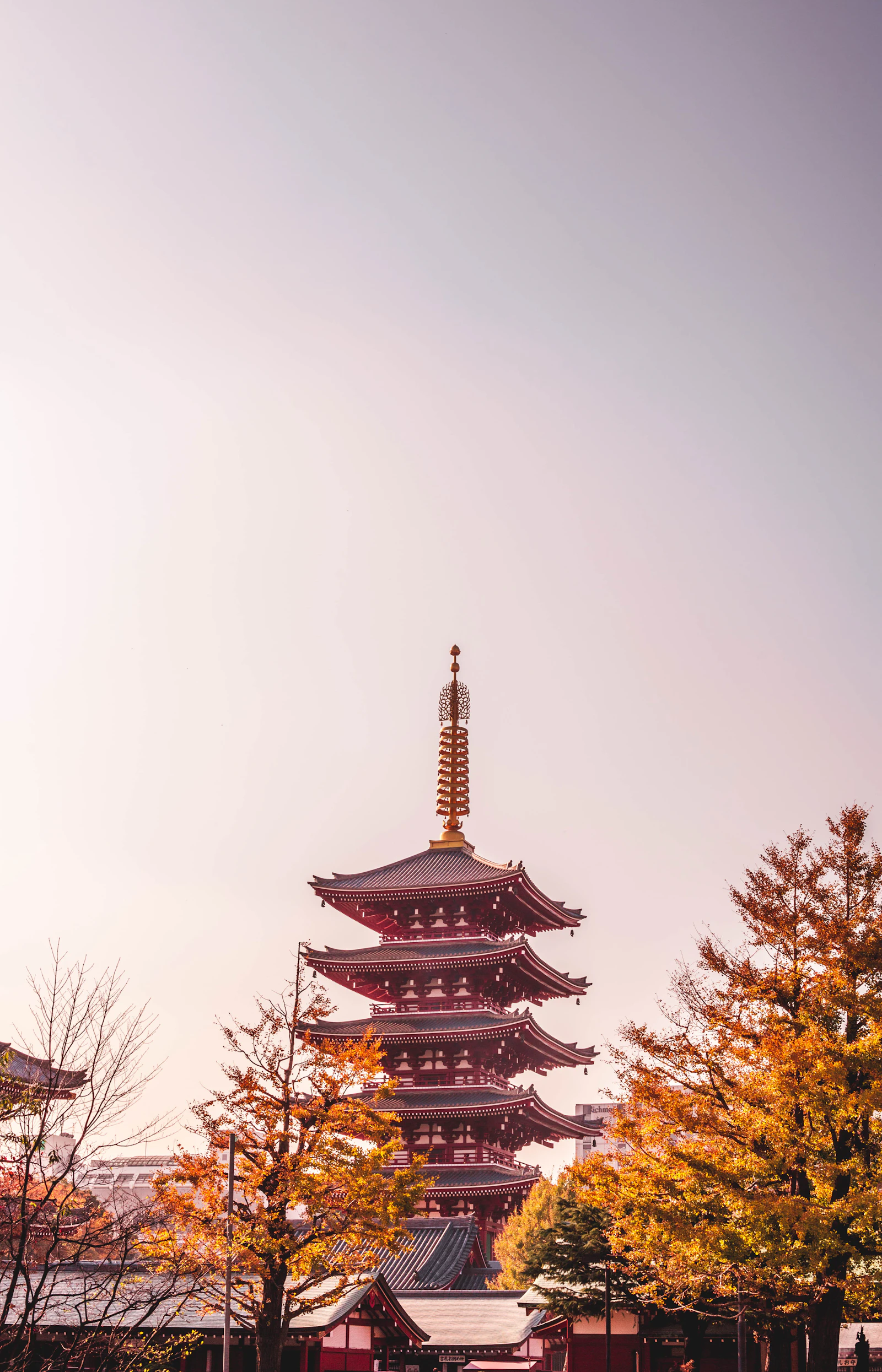 Pagode du temple Senso-ji à Asakusa, Tokyo