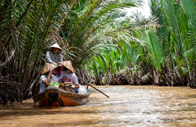 Mekong River Delta, Vietnam — river life before intervention