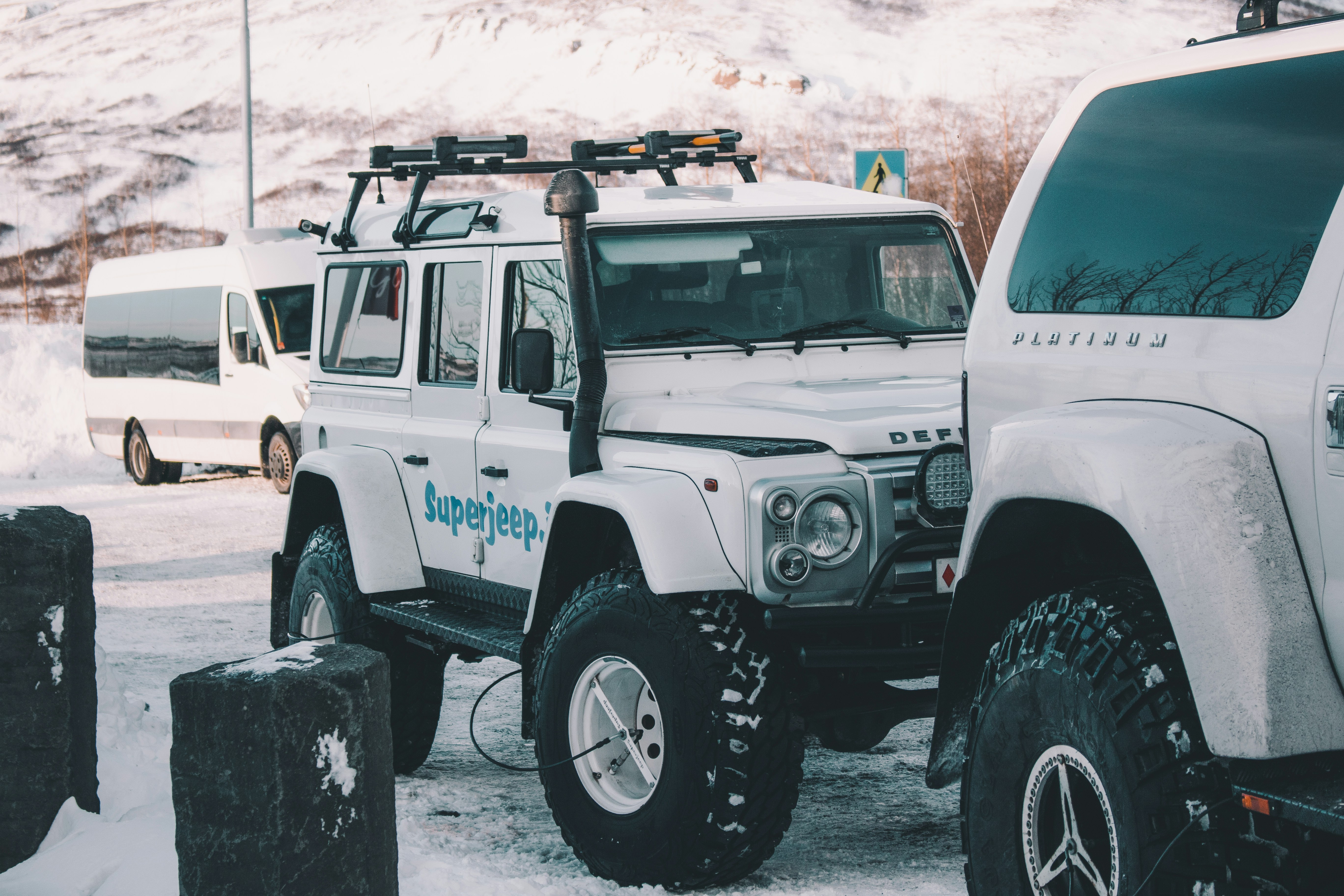 white SUV