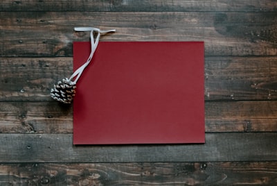 red and black wooden wall decor christmas card google meet background