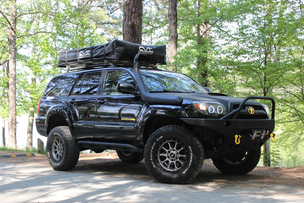 black Toyota SUV