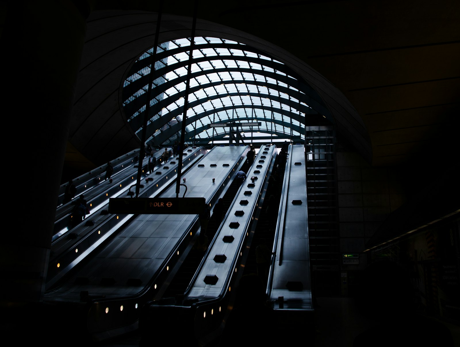 Nikon AF-S DX Nikkor 16-85mm F3.5-5.6G ED VR sample photo. Escalator pathway during daytime photography