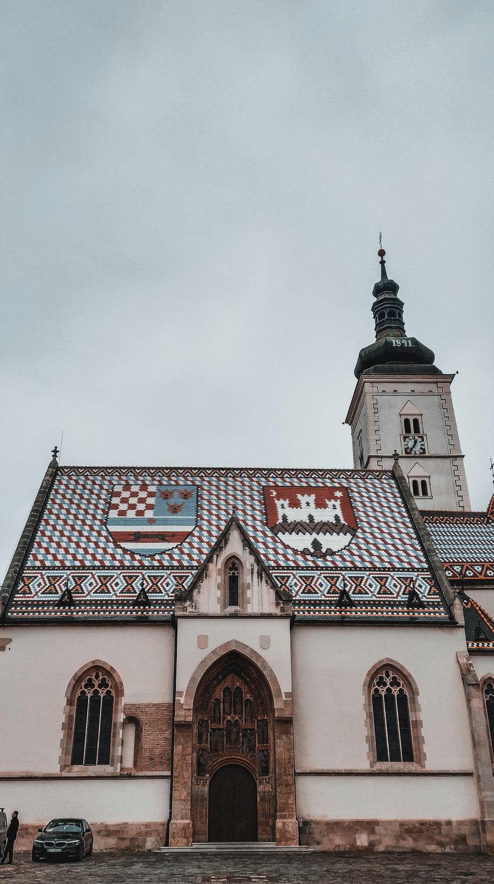 Weißes und braunes Haus Miniatur