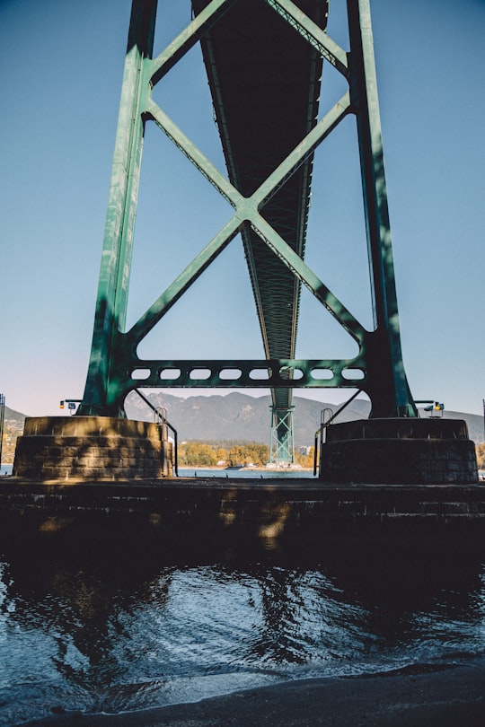 truss bridge in Stanley Park Canada