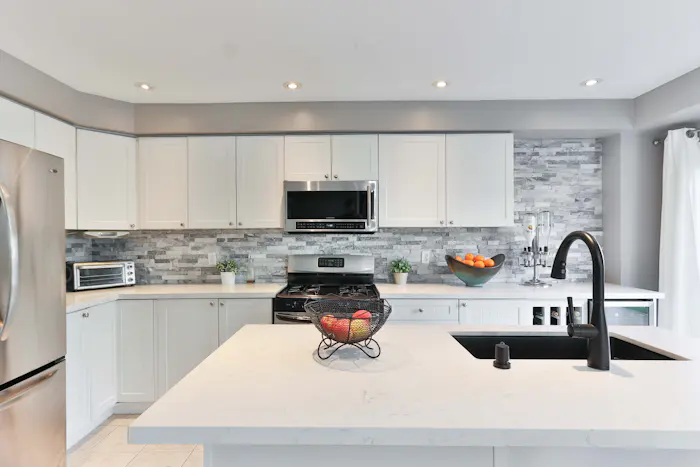 Stainless steel built-in wall oven, the type our Marlton technicians repair
