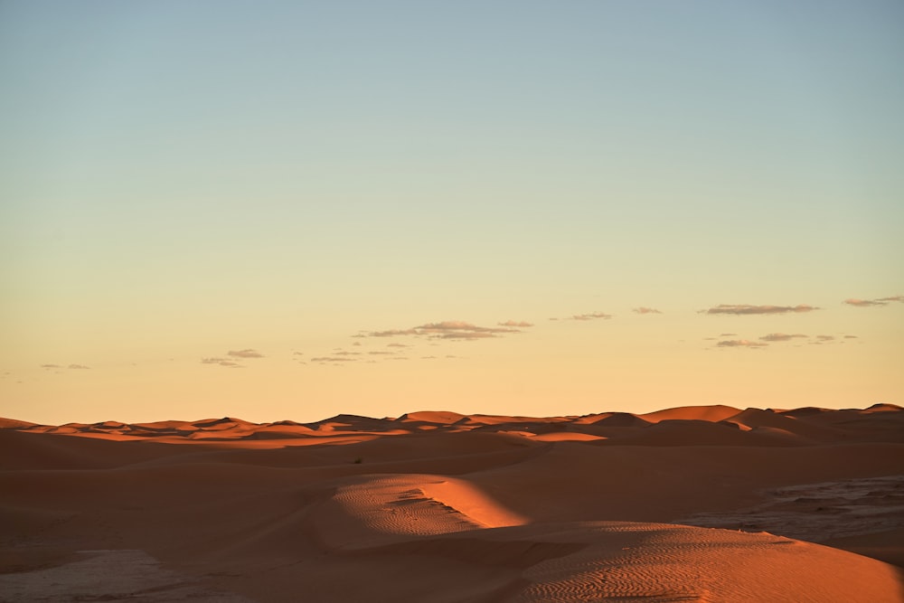 dune de sable vide