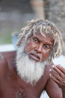 A vibrant close-up of the documentary’s main subject deeply engaged in conversation.