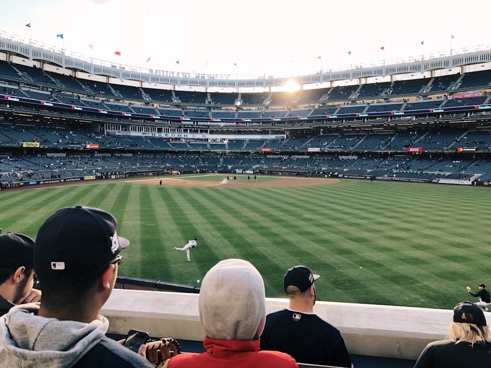 people inside baseball stadium