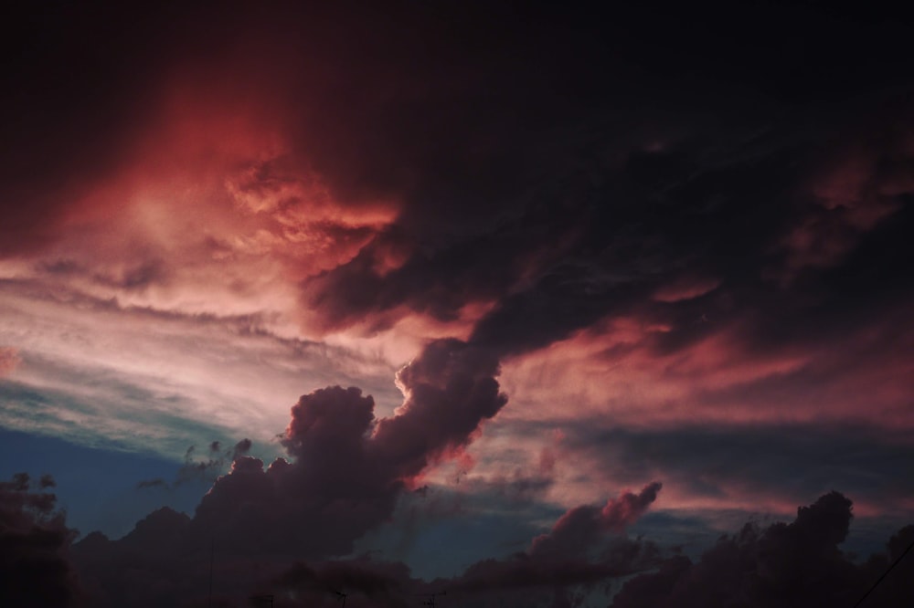 Foto de nubes negras