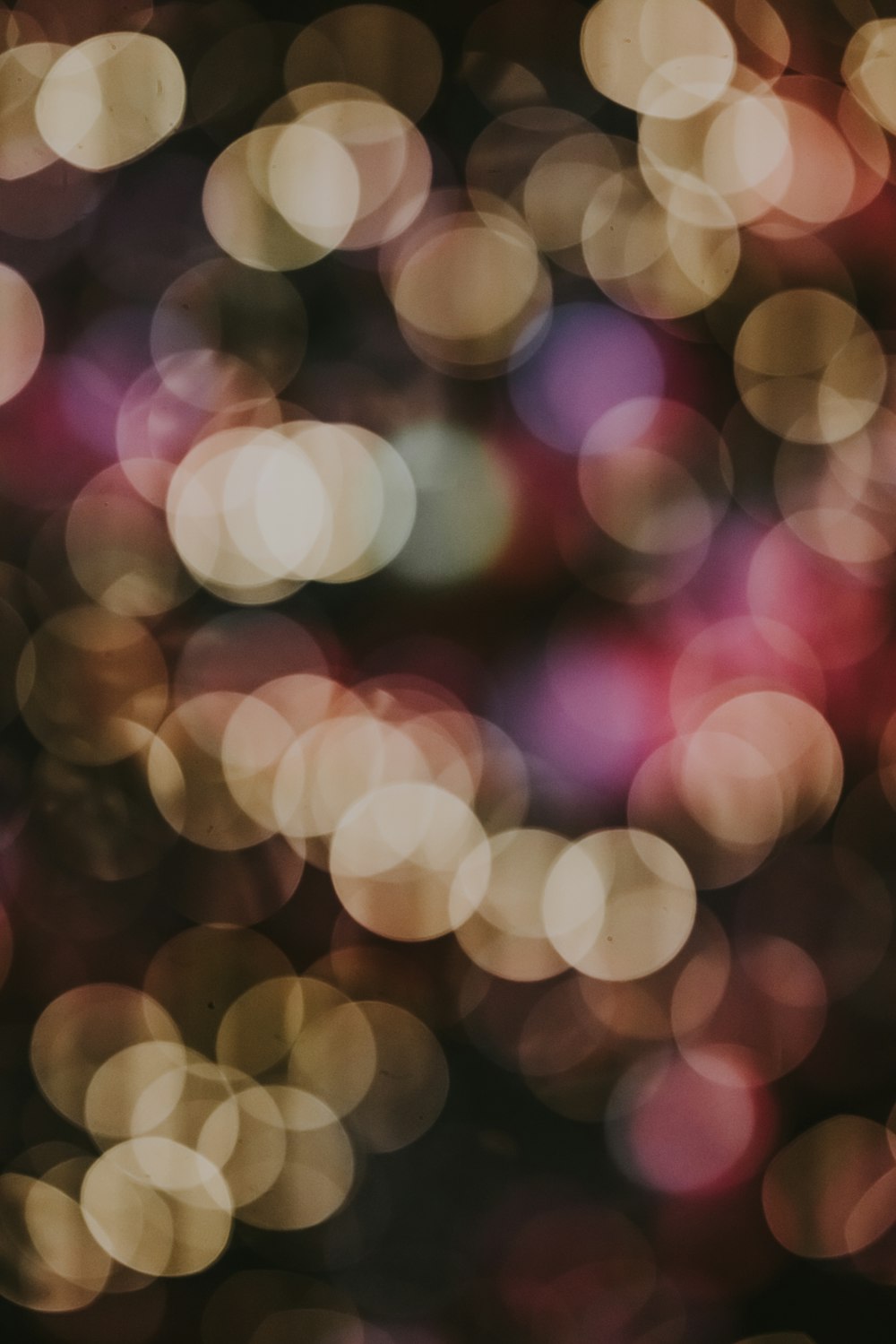 Fotografia bokeh delle luci