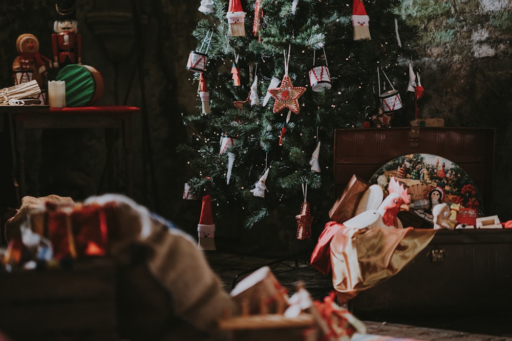 Christmas tree with ornaments