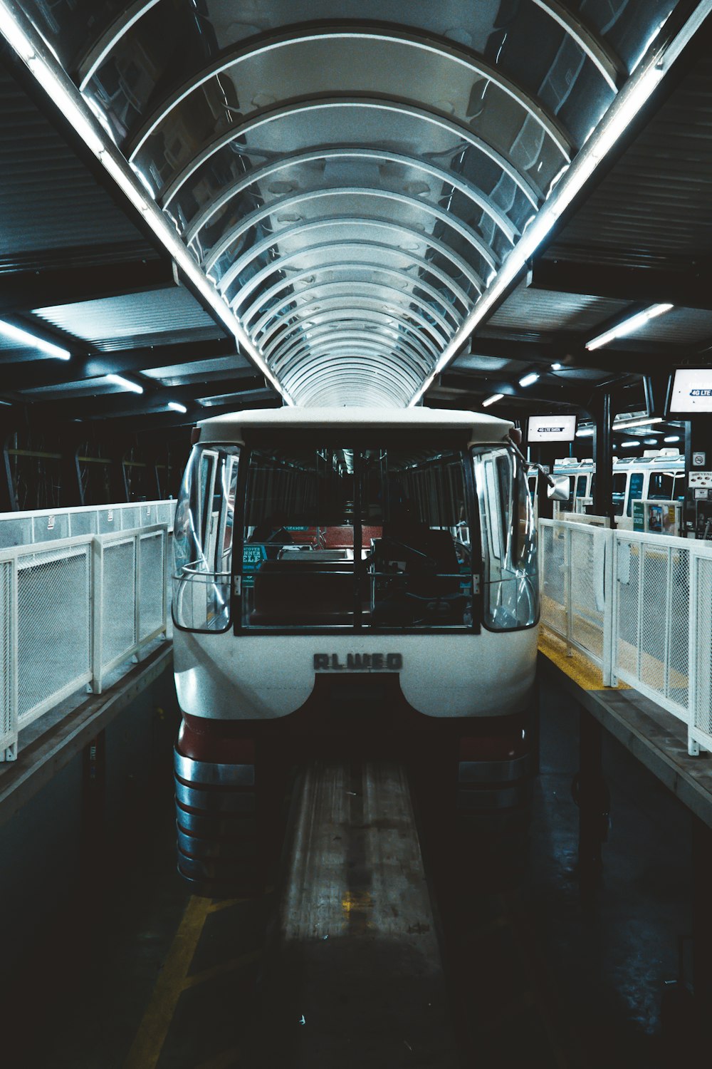 white and black vehicle