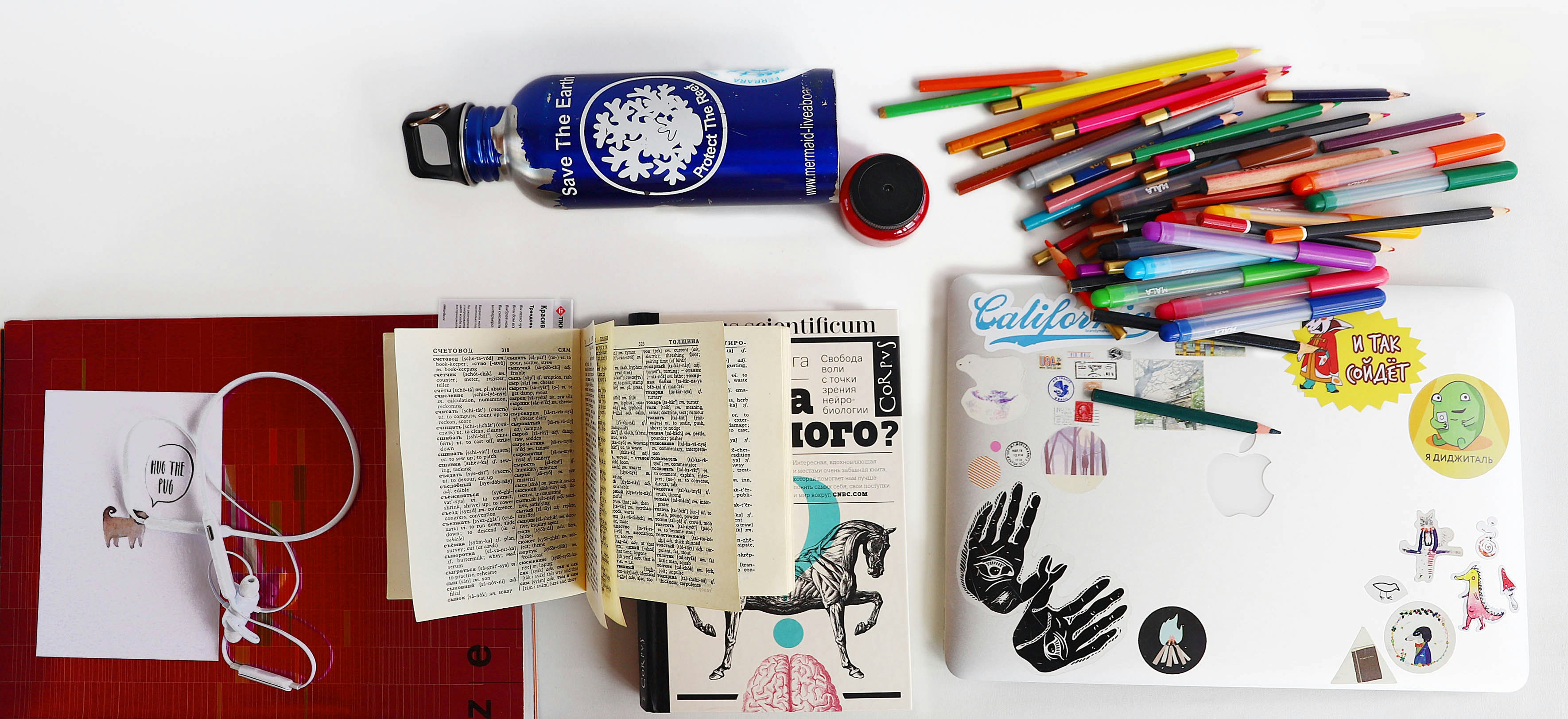 marker lot beside book