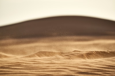 brown sand in closeup photography