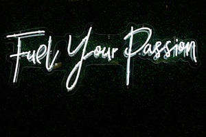 fuel your passion text