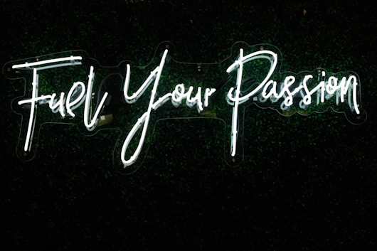 fuel your passion text