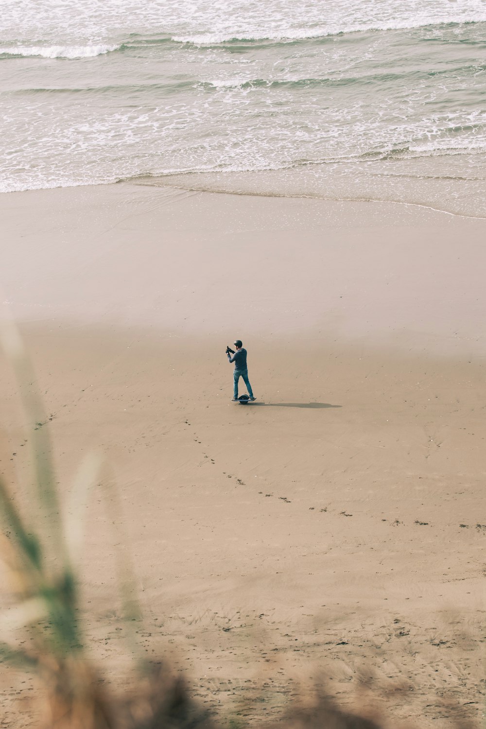 man on beach