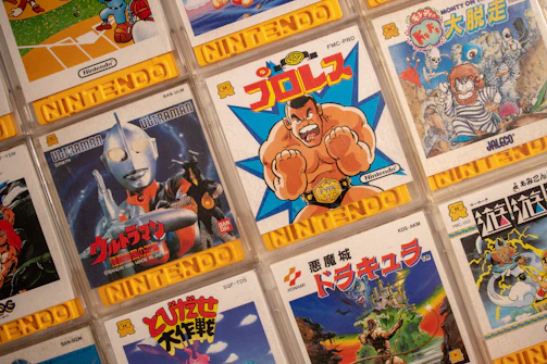 Nintendo game card collection