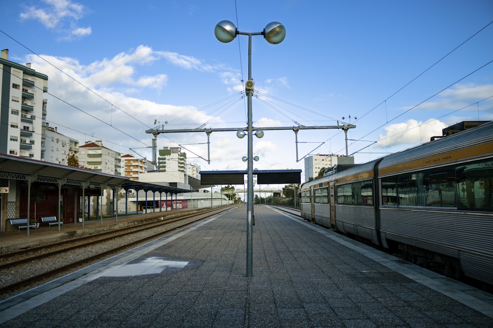 empty railway during daytime