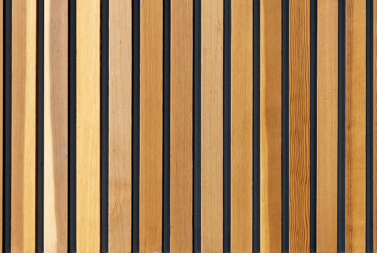 Wood wall panel interior