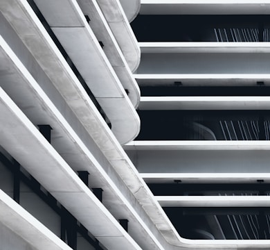 Close-up of a newly constructed concrete patio with clean edges and modern style.
