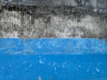 blue and white abstract painting