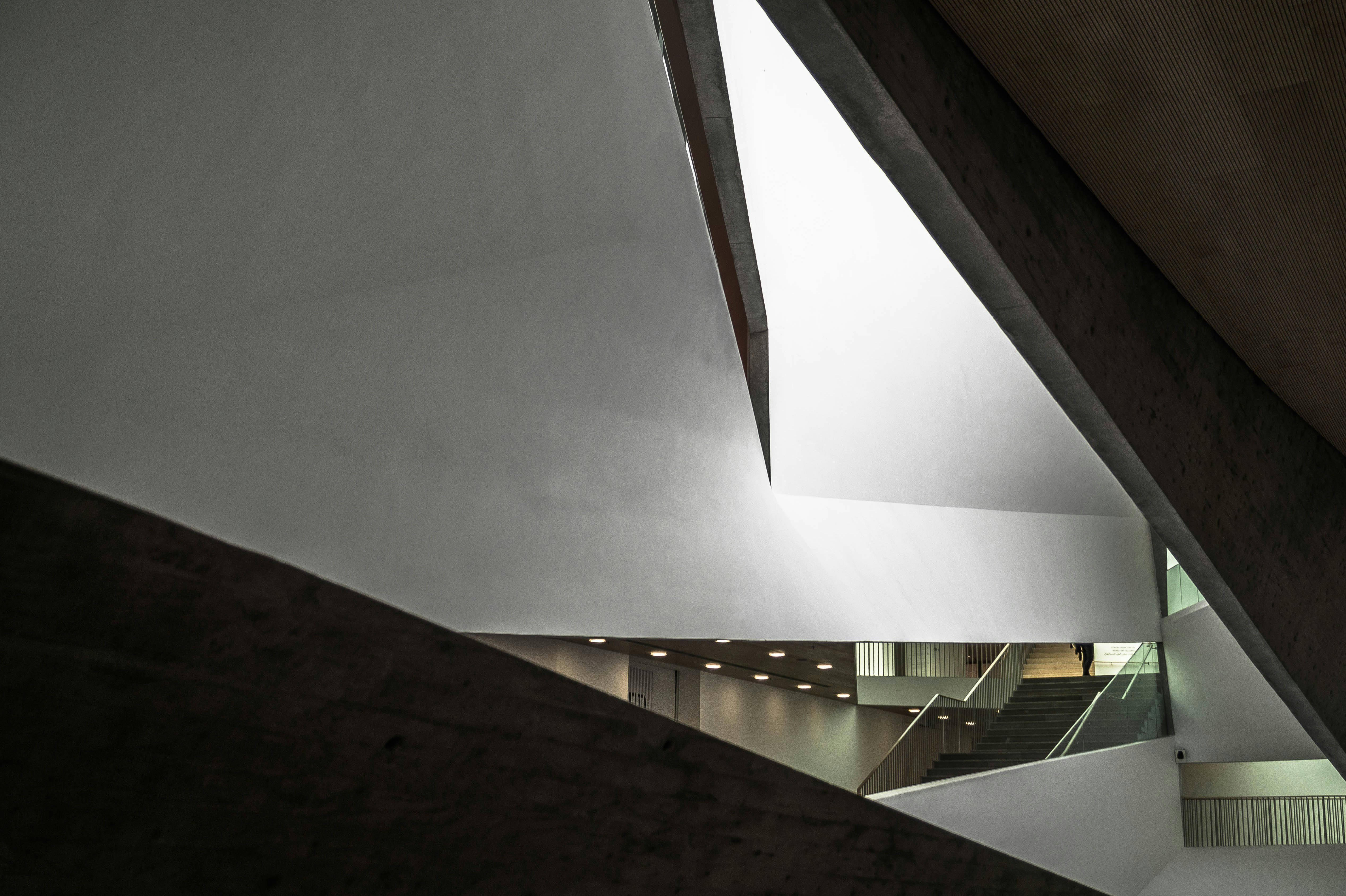 black and white wooden bed frame