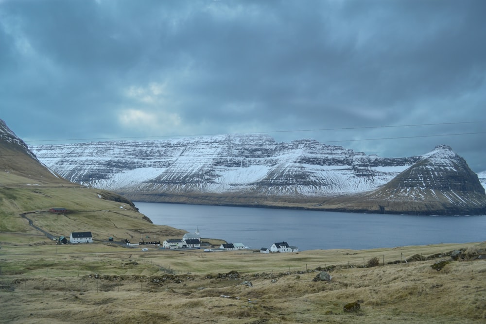 snow covered hills