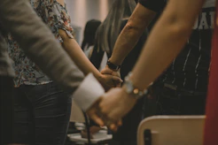 couples holding hands