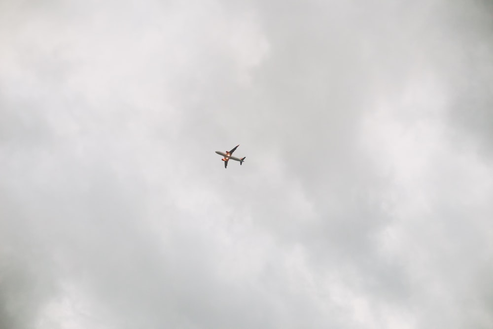 airplane in low-angle photo frame