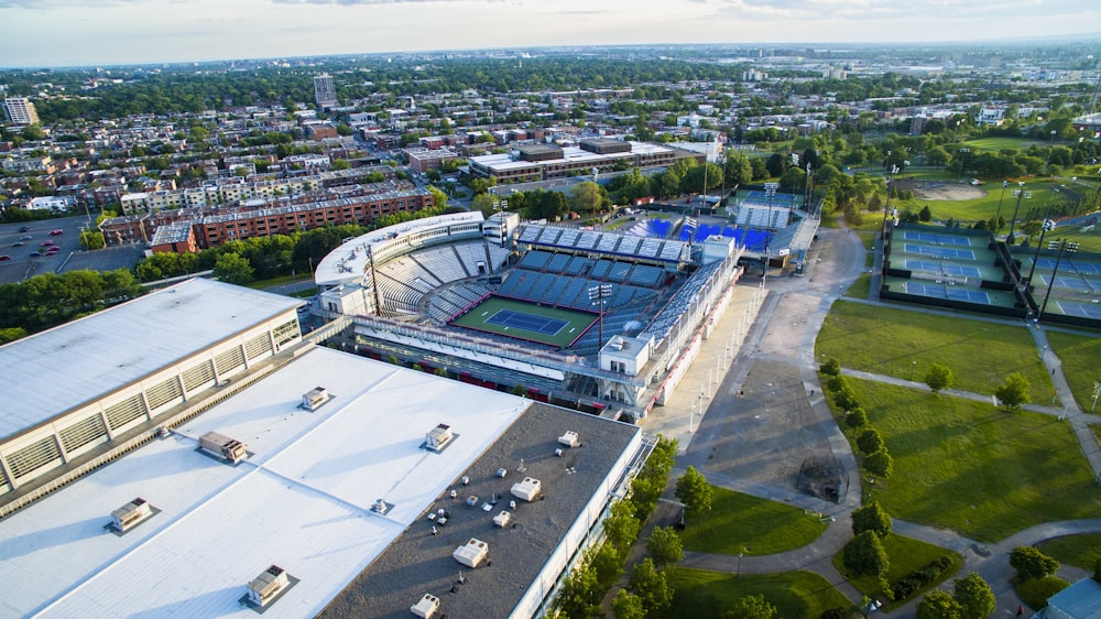 Vista aérea do estádio