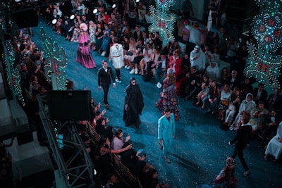 people fashion show on stage