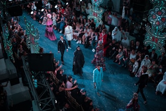 people fashion show on stage