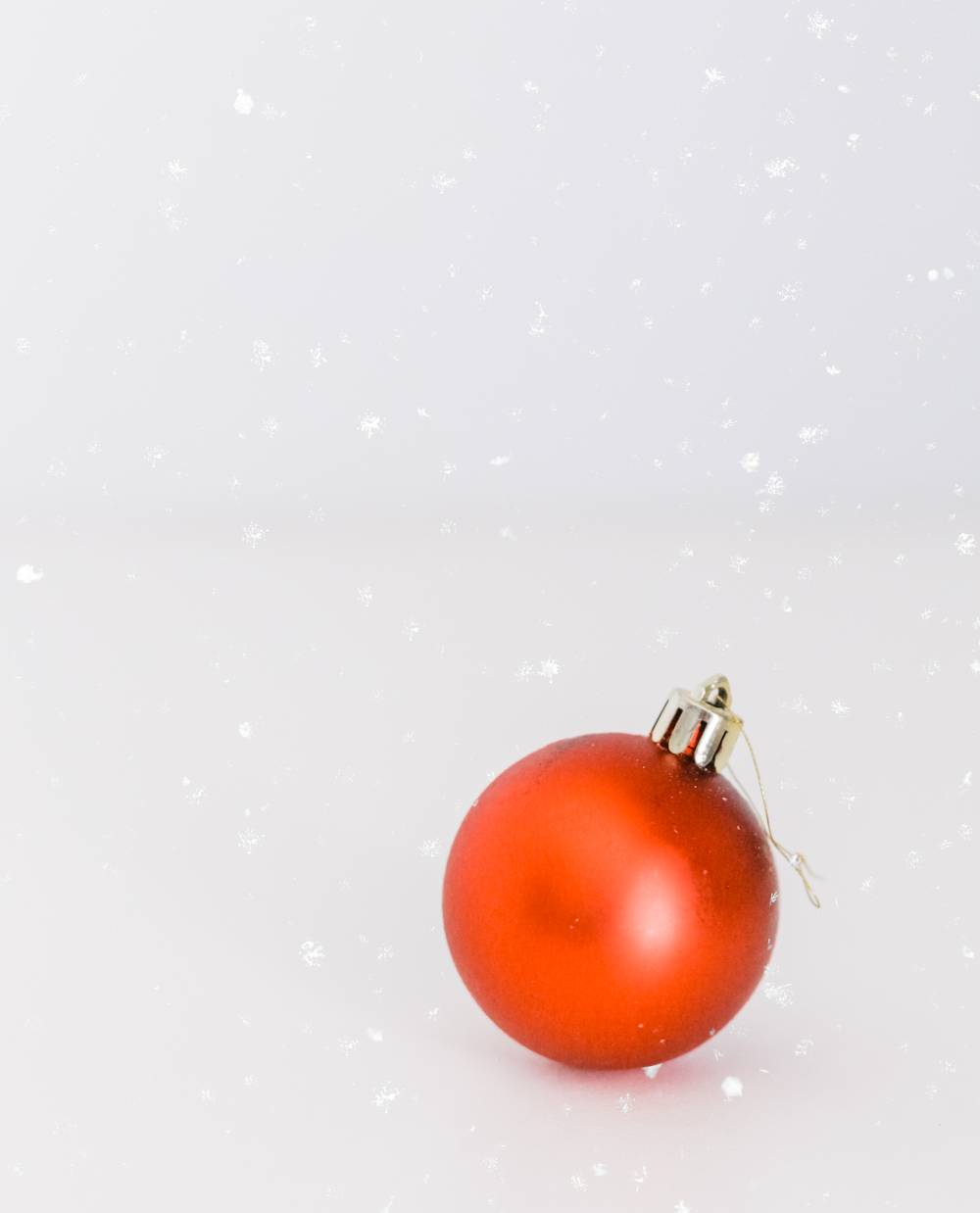 orange bauble ornament