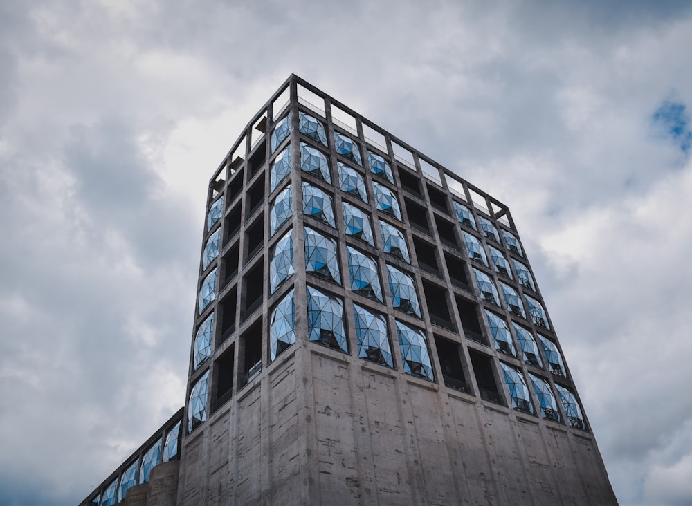 high-angle photography of building