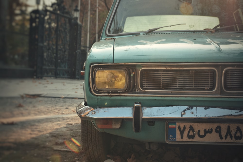 green and black Chevrolet car