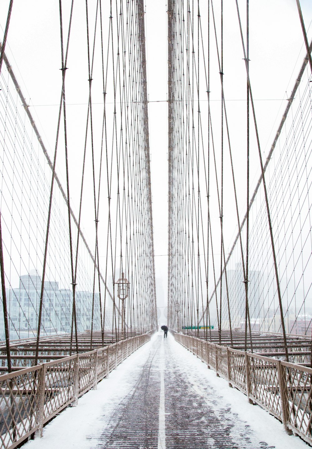 gray steel bridge