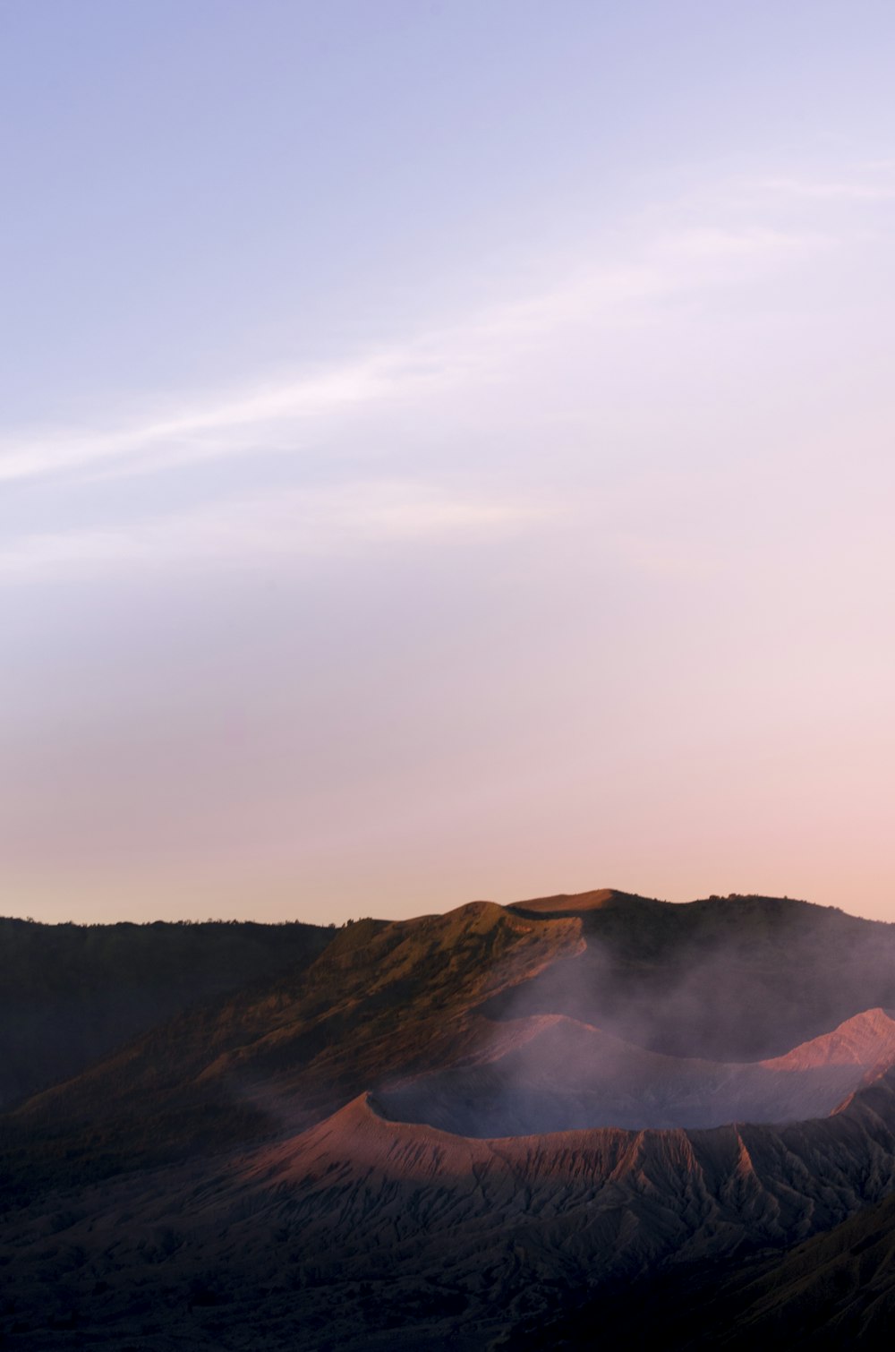 aerial view photography of mountains