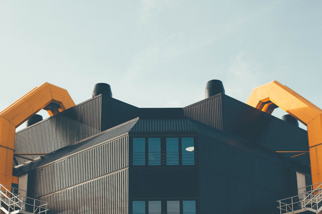 low angle view photography of building